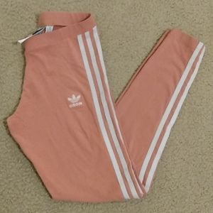 Adidas dusty rose colored leggings
